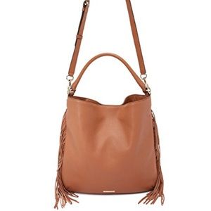 NEW! Rebecca Minkoff Fringe Leather Hobo Bag